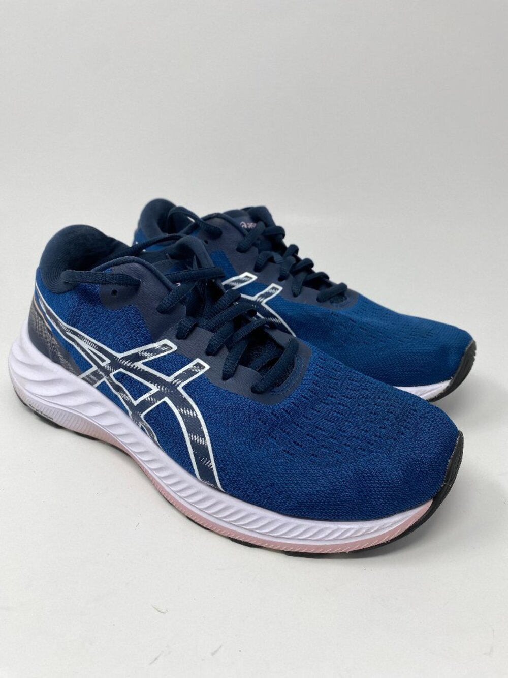 Asics Gel Excite 9 Running Shoes Womens 8 Blue Gym Training 1012B182